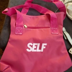 Pink self bag like new